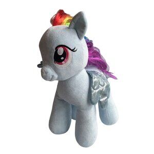 Build-A-Bear My Little Pony 16" Rainbow Dash Sparkle Plush With Shimmer Wings &